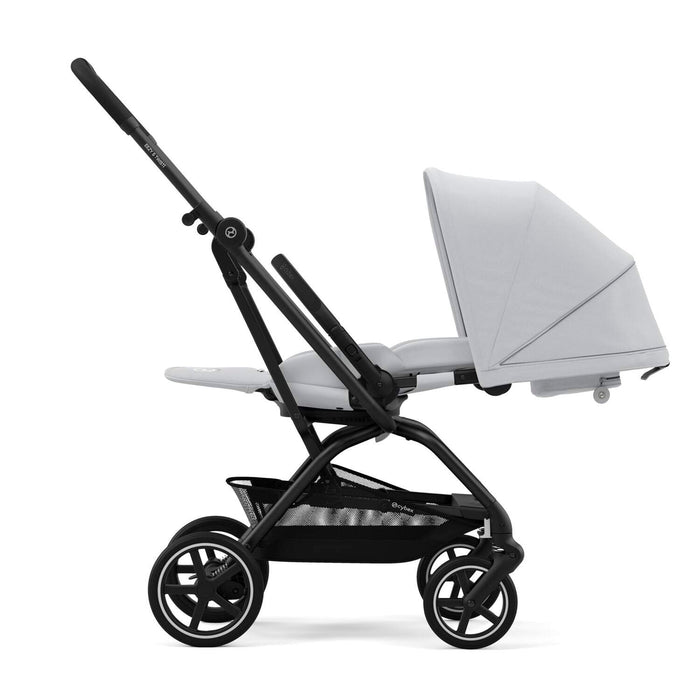 (15 Ekim teslim) <br> Cybex Eezy S Twist+2 (fog grey) <br> (kabin boy 360 derece dönen bebek arabası)