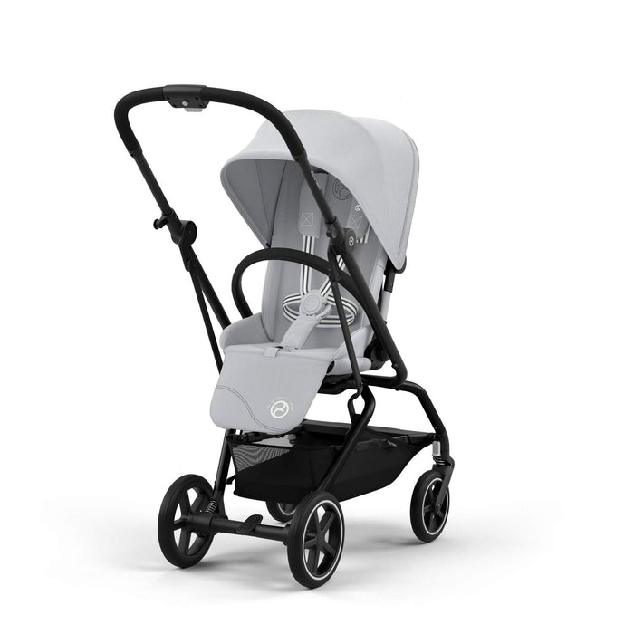 (15 Ekim teslim) <br> Cybex Eezy S Twist+2 (fog grey) <br> (kabin boy 360 derece dönen bebek arabası)