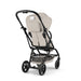 Cybex Eezy S Twist+2 360° Dune Grey bebek arabası — yan açı