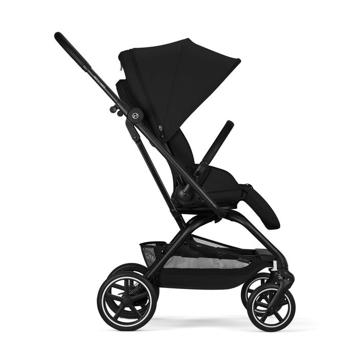 Cybex Eezy S Twist+2 360° Magic Black bebek arabası — arka açı