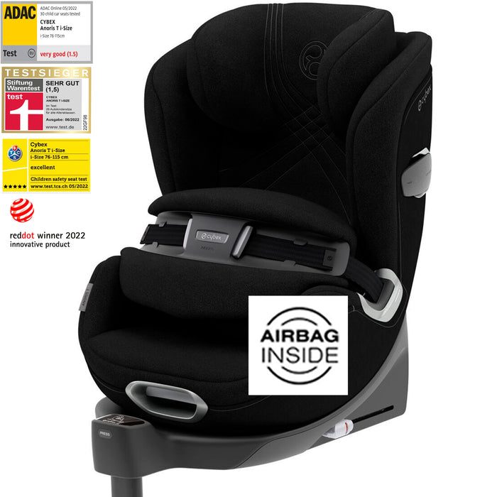 Cybex Anoris T isize </br> Tüm zamanların en iyi Adac puanı</br>(Dünyanın ilk airbagli oto koltuğu) </br> 9-21 kg