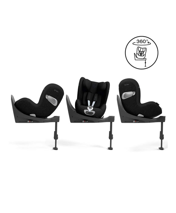 Sirona T isize (sephia black)<br>  (360 derece dönen Adac lı isofix bebek oto koltuğu 0-18 kg) <br> ÖNEMLİ: Kullanmak için ayrı satılan Cybex T baza gerekir
