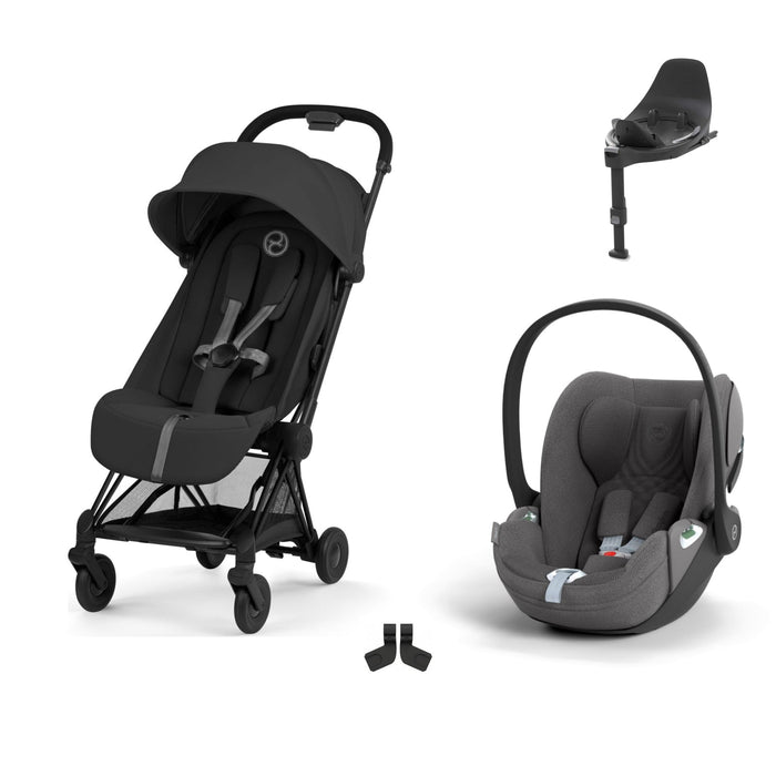 Cybex Coya Travel Sistem | Black Sephia Black & Cloud T Plus Bazalı Mirage Grey