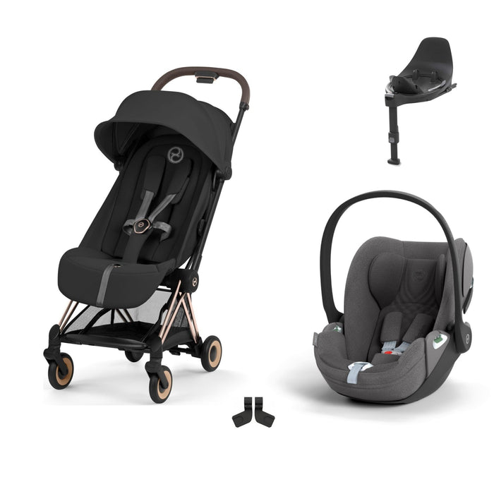 Cybex Coya Travel Sistem | Rosegold Sephia Black & Cloud T Plus Bazalı Mirage Grey