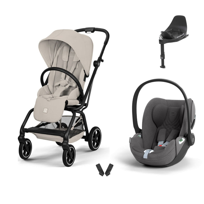 Cybex Eezy S Twist+2 Travel Sistem | Dune Grey & Cloud T Plus Bazalı Mirage Grey