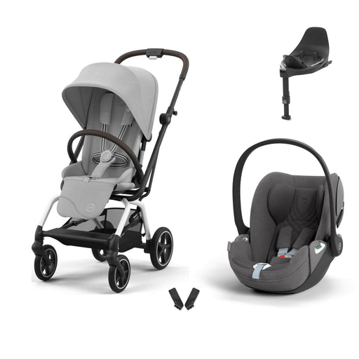 Cybex Eezy S Twist+2 Travel Sistem | Fog Grey & Cloud T Plus Bazalı Mirage Grey