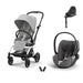 Cybex Eezy S Twist+2 Travel Sistem | Fog Grey & Cloud T Plus Bazalı Mirage Grey