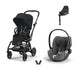 Cybex Eezy S Twist+2 Travel Sistem | Magic Black & Cloud T Plus Bazalı Mirage Grey