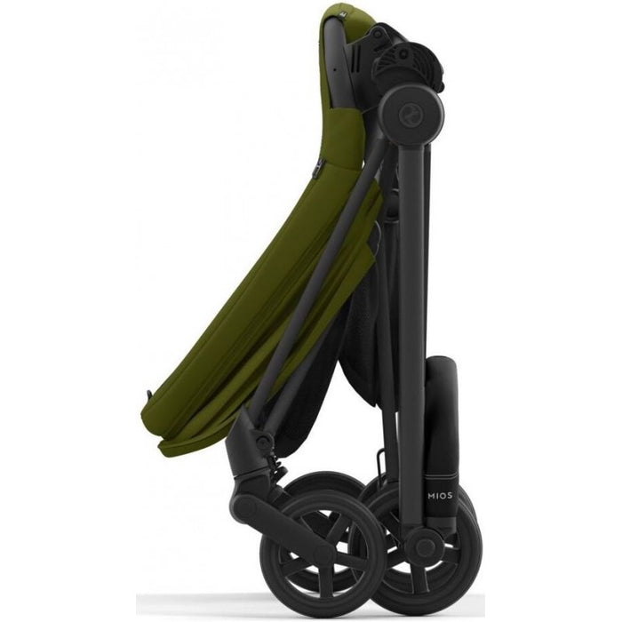 Cybex Mios Set (Matt black-khaki green) <br> (portbebe hediyeli)
