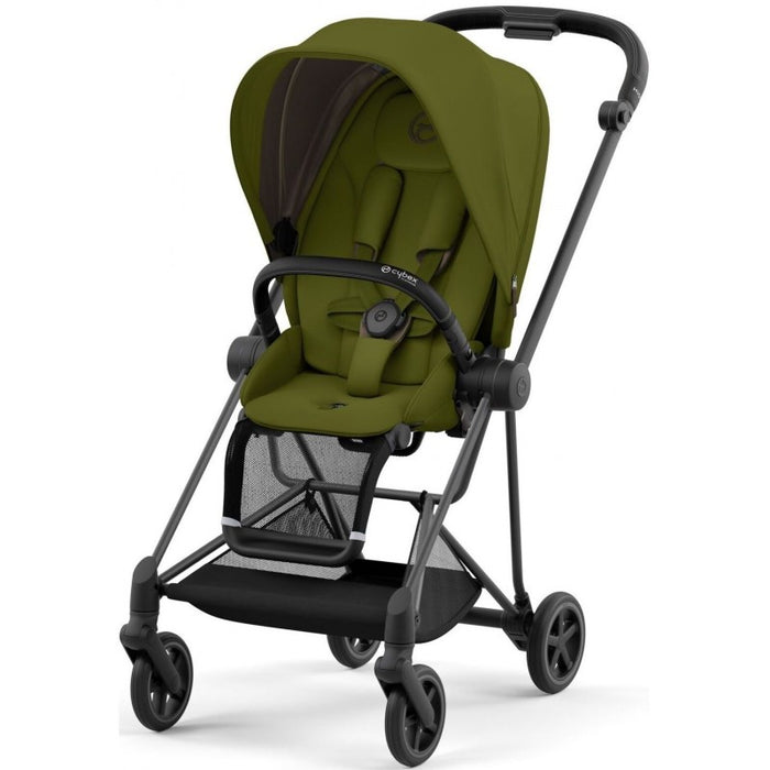 Cybex Mios Set (Matt black-khaki green) <br> (portbebe hediyeli)
