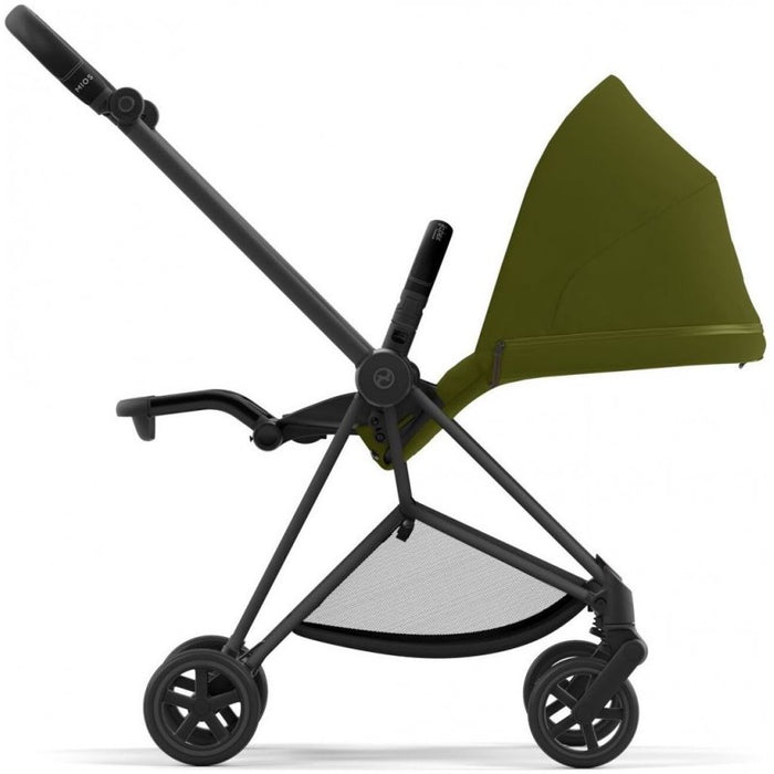 Cybex Mios Set (Matt black-khaki green) <br> (portbebe hediyeli)