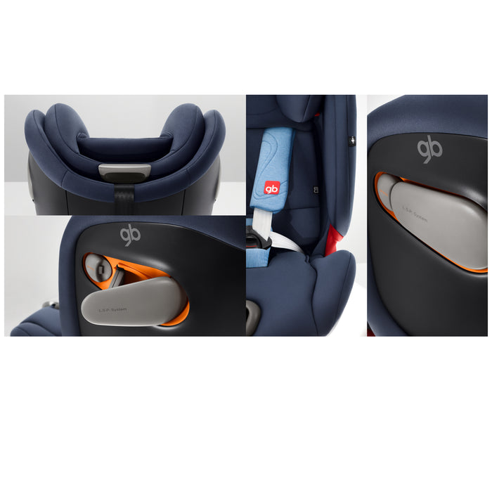 (Teşhir fazlası Mağaza teslim) Cybex GB Everna Fix (velvet black) <br> (Adac ödüllü isofixli bebek oto koltuğu 9-36 kg)
