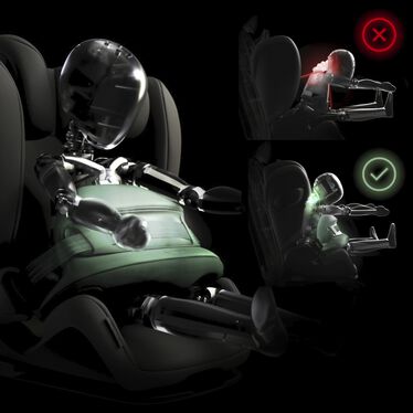 Cybex Pallas G isize (deep black) <br> (Adac ödüllü isofixli bebek oto koltuğu 9-50 kg)