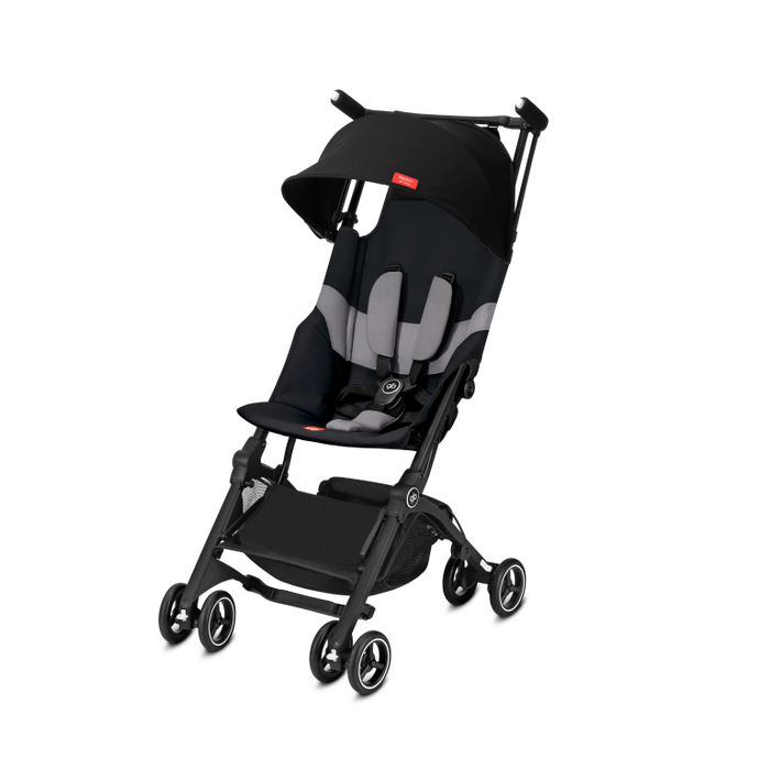 GB Pockit+ Velvet Black ultra kompakt bebek arabası