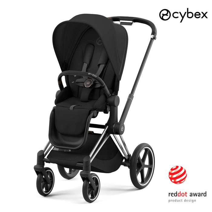 Cybex Priam (chrome black-sephia black) <br> (ikonik lüks bebek arabası)