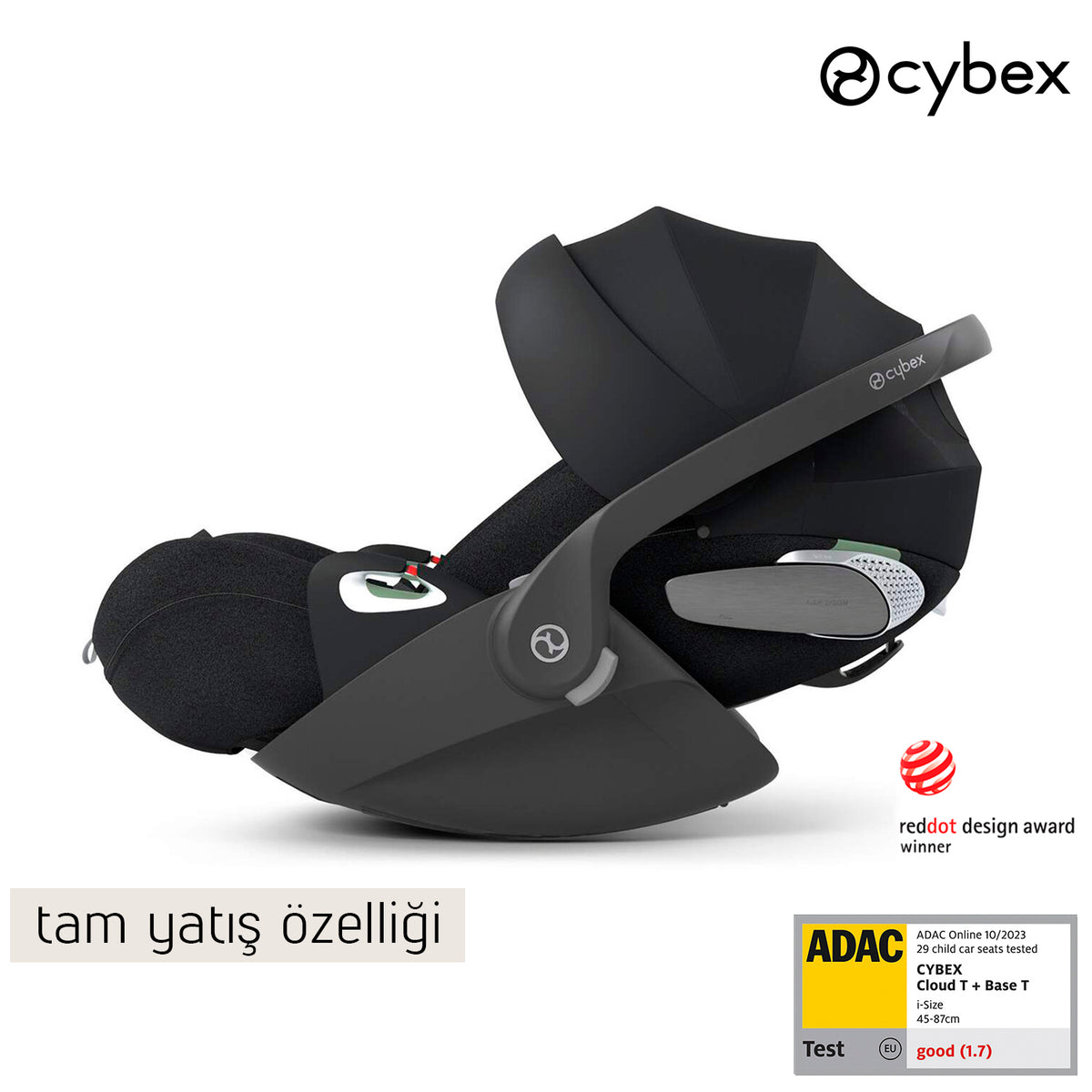 Cybex Cloud T isize Plus (sephia black) — operaistanbul
