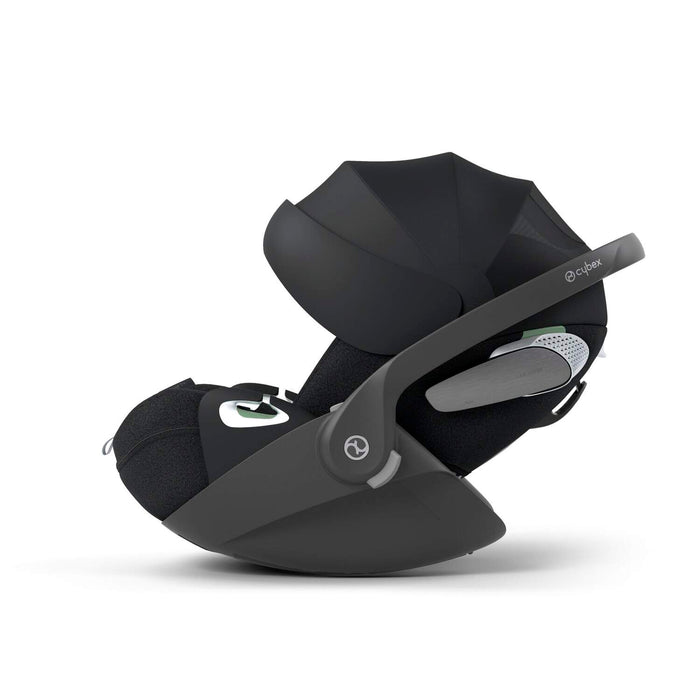 (mayıs 2025 teslim) Cybex Cloud T isize Plus (terletmeyen özel kumaş) (sephia black)<br> (Adac ödüllü tam yatışlı bebek puset ana kucağı 0-13 kg)