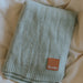 Elodie Details Pointelle Battaniye Mineral Green
