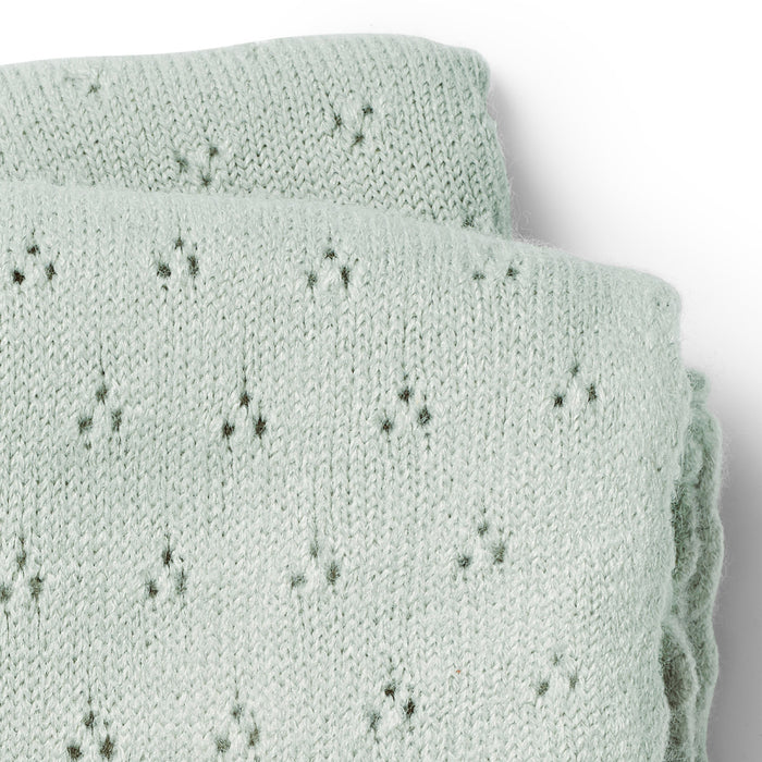 Elodie Details Pointelle Battaniye Mineral Green
