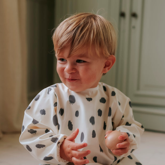 Elodie Details Uzun Kollu Bebek Önlüğü Dalmatian Dots Grande