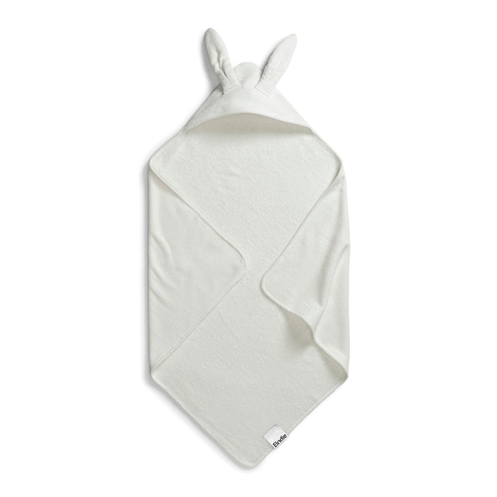 Elodie Details Kapüşonlu Bebek Havlusu Vanilla White Bunny