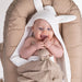 Elodie Details Kapüşonlu Bebek Havlusu Vanilla White Bunny