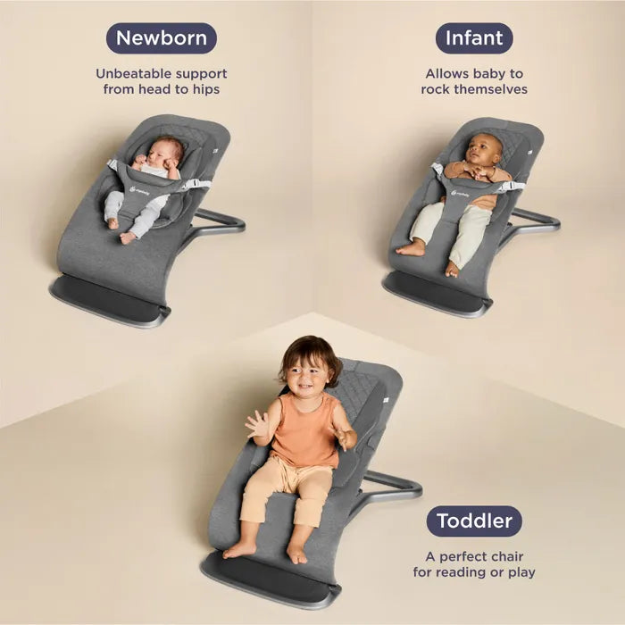 Ergobaby Evolve Knit 3'ü 1 Arada Ana Kucağı (charcoal grey)