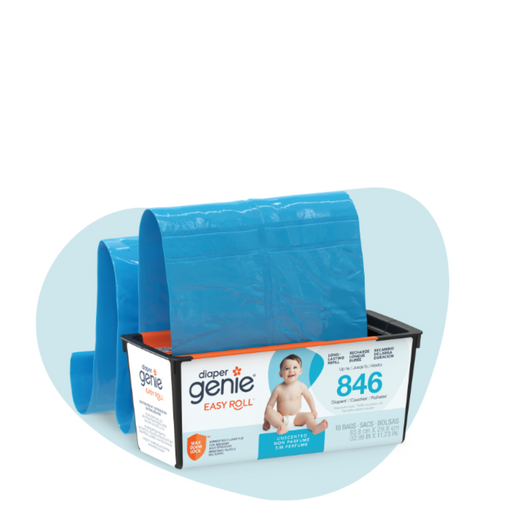 Diaper Genie Easy Roll yedek poşet, 18'li