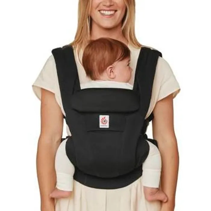 Ergobaby Omni Deluxe Soft Touch %100 Pamuklu (onyx black) , 4 farklı taşıma pozisyonlu ergonomik kanguru , 0-4 yaş yeni doğan ve küçük çocuklar için