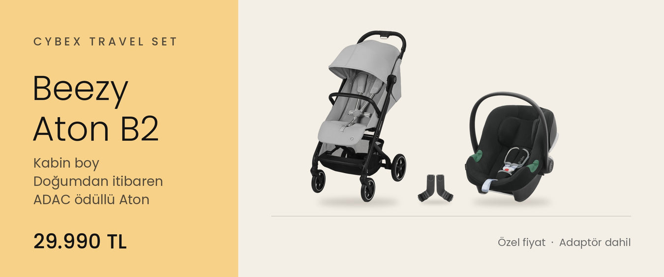 Cybex Beezy ve Aton B2 travel set