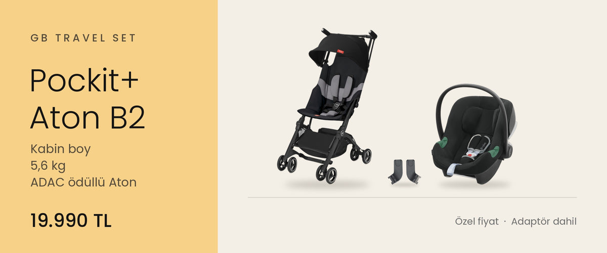 GB Pockit Plus ve Cybex Aton B2 travel set, 19.990 TL