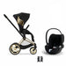 Cybex Priam Travel Sistem | Jeremy Scott Wings & Cloud T Plus Sephia Black — adaptör dahil