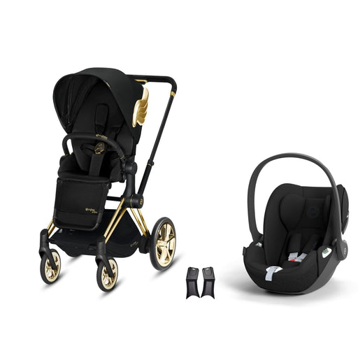 Cybex ePriam Travel Sistem | Jeremy Scott Wings & Cloud T Sephia Black — adaptör dahil