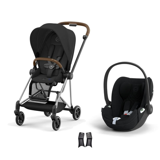 Cybex Mios Travel Sistem | Chrome Brown Sephia Black & Cloud T Plus Sephia Black — adaptör dahil