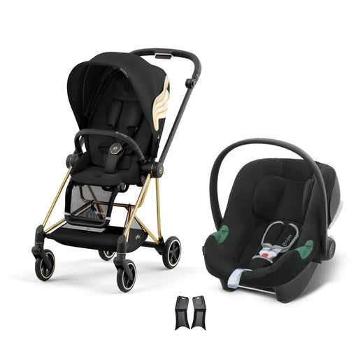 Cybex Mios Travel Sistem | Jeremy Scott Wings & Aton Volcano Black — adaptör dahil