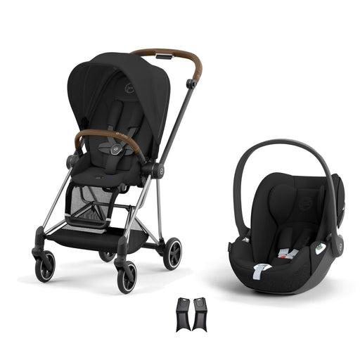 Cybex Mios Travel Sistem | Chrome Brown Sephia Black & Cloud T Sephia Black — adaptör dahil