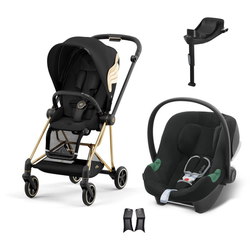 Cybex Mios Travel Sistem | Jeremy Scott Wings & Aton B2 Bazalı Volcano Black — adaptör dahil