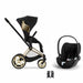Cybex Priam Travel Sistem | Jeremy Scott Wings & Cloud T Sephia Black — adaptör dahil