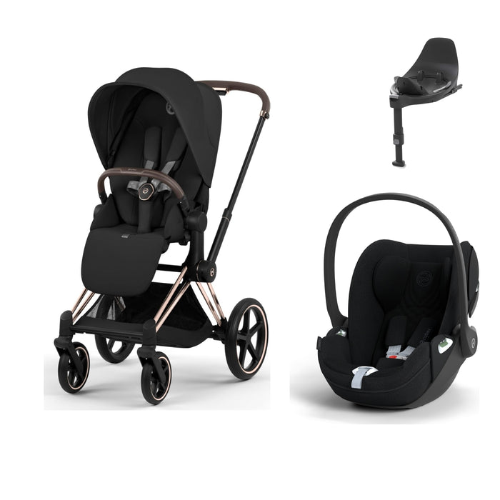 Cybex Priam Travel Sistem | Rosegold Sephia Black & Cloud T Plus Bazalı Sephia Black