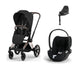 Cybex Priam Travel Sistem | Rosegold Sephia Black & Cloud T Plus Bazalı Sephia Black