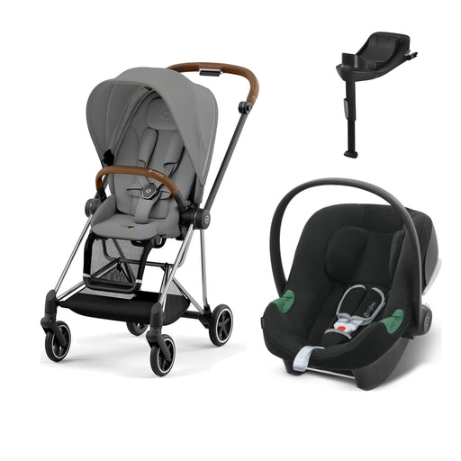 Cybex Mios Travel Sistem | Chrome Brown Mirage Grey & Aton Bazalı Volcano Black