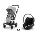 Cybex Eezy S Twist+2 Fog Grey & Cloud T Sephia Black travel sistem kolajı