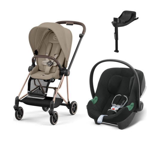 Cybex Mios Travel Sistem | Rosegold Cozy Beige & Aton Bazalı Volcano Black