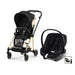 Cybex Mios Travel Sistem | Jeremy Scott Wings & Aton Bazalı Volcano Black