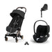 Cybex Coya Travel Sistem | Rosegold Sephia Black & Cloud T Plus Bazalı Sephia Black