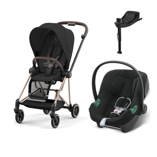 Cybex Mios Travel Sistem | Rosegold Sephia Black & Aton Bazalı Volcano Black