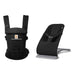 Ergobaby Evolve Onyx Black bouncer ve Adapt Mesh Onyx Black taşıyıcı seti