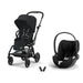 Cybex Eezy S Twist+2 Magic Black & Cloud T Sephia Black travel sistem kolajı
