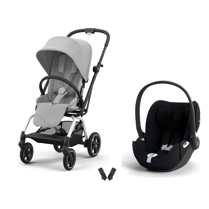 Cybex Eezy S Twist+2 Fog Grey & Cloud T Plus Sephia Black travel sistem kolajı