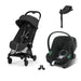 Cybex Coya Travel Sistem | Black Sephia Black & Aton Bazalı Volcano Black